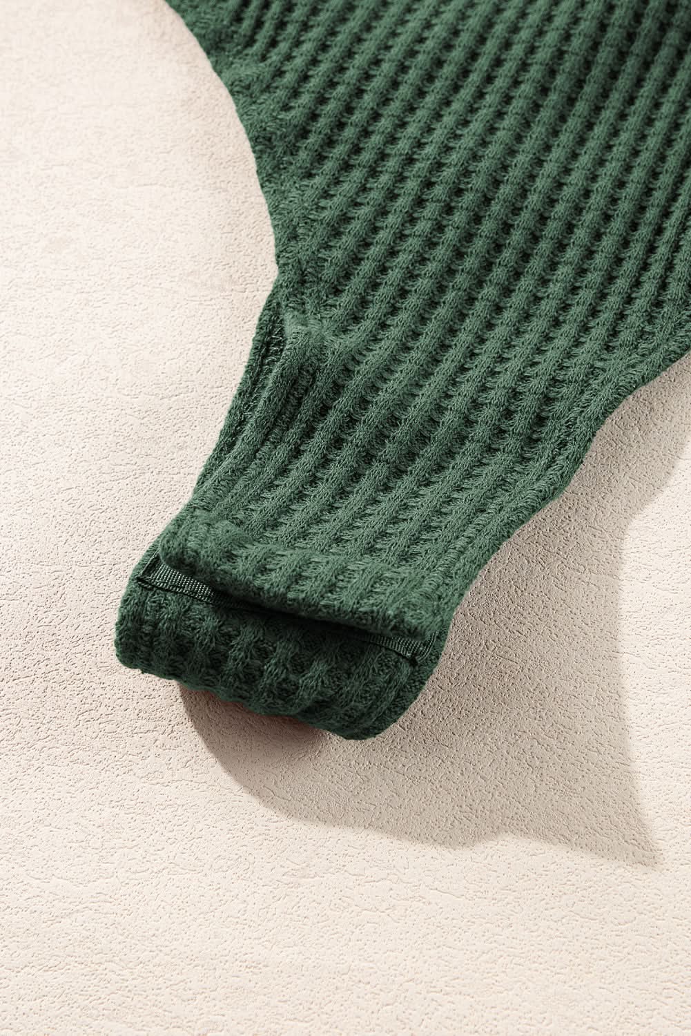 Chic blackish green ribbed bodysuit - Love Salve